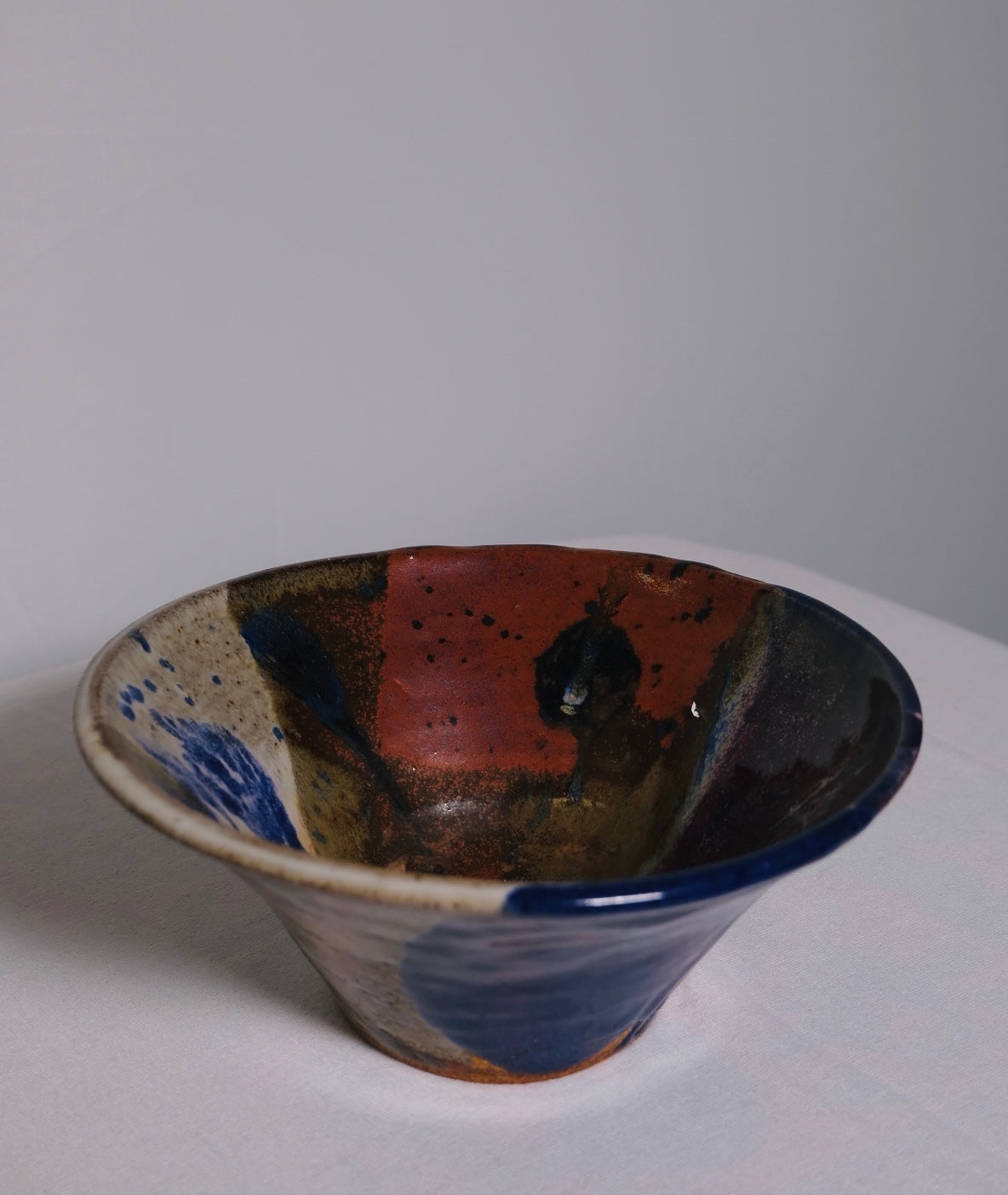 Blue Studio Ceramic Bowl (Vintage)