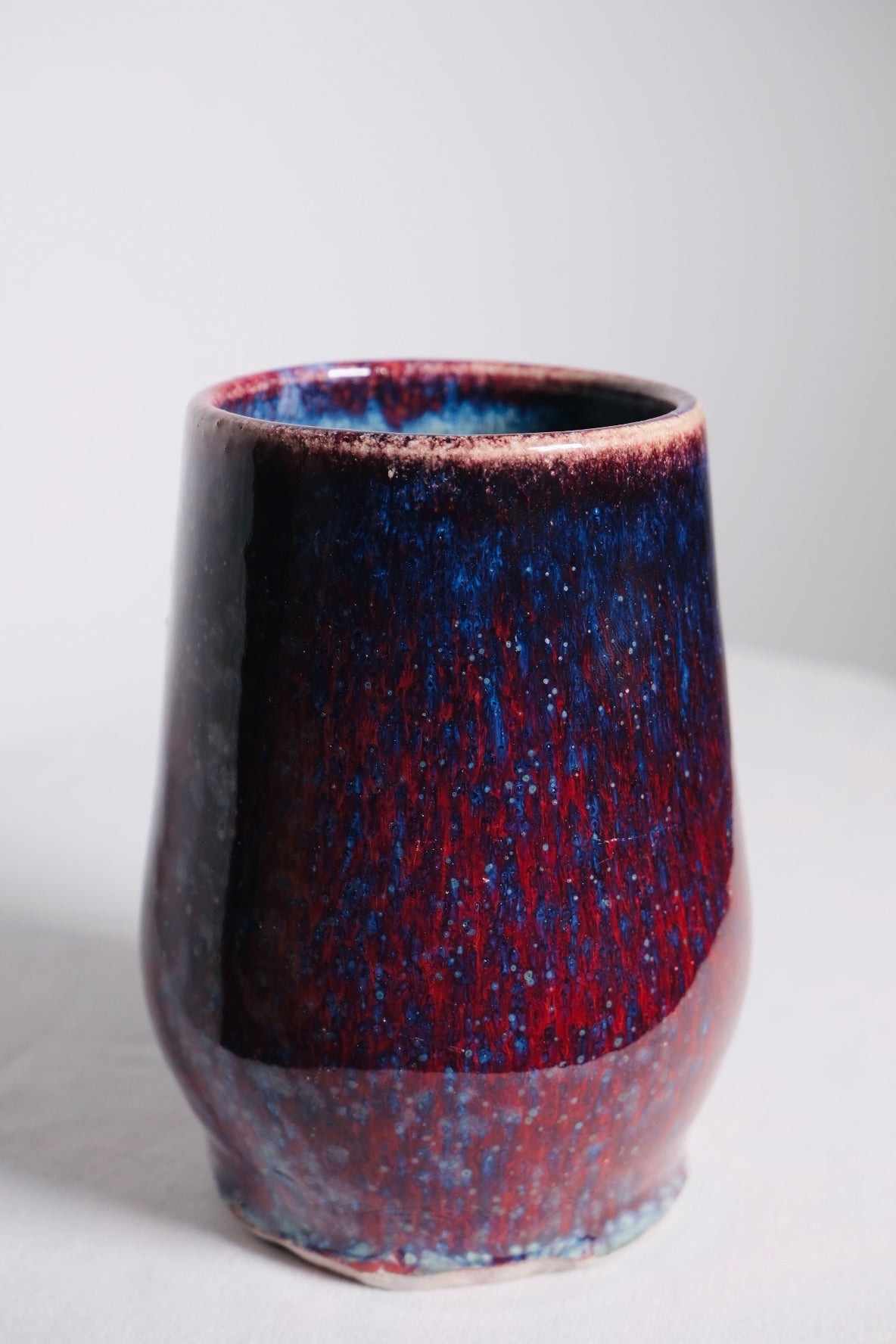 Blue/Magenta MCM Vase/Cup (Vintage)