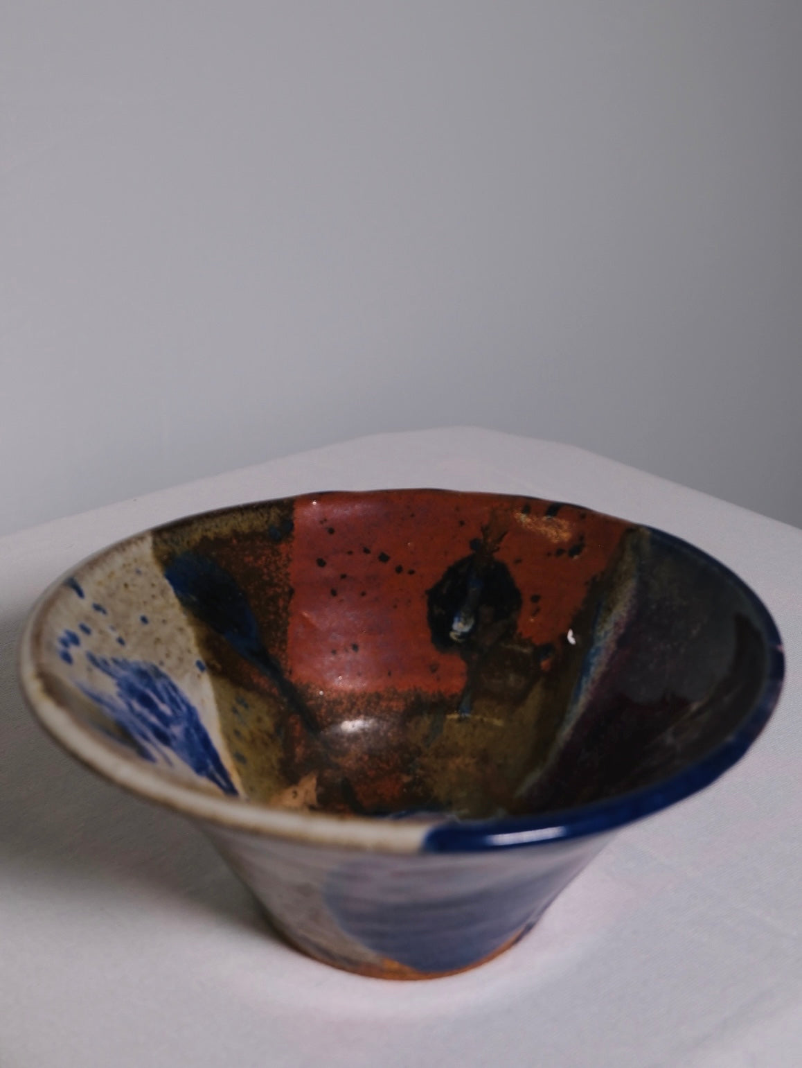 Blue Studio Ceramic Bowl (Vintage)