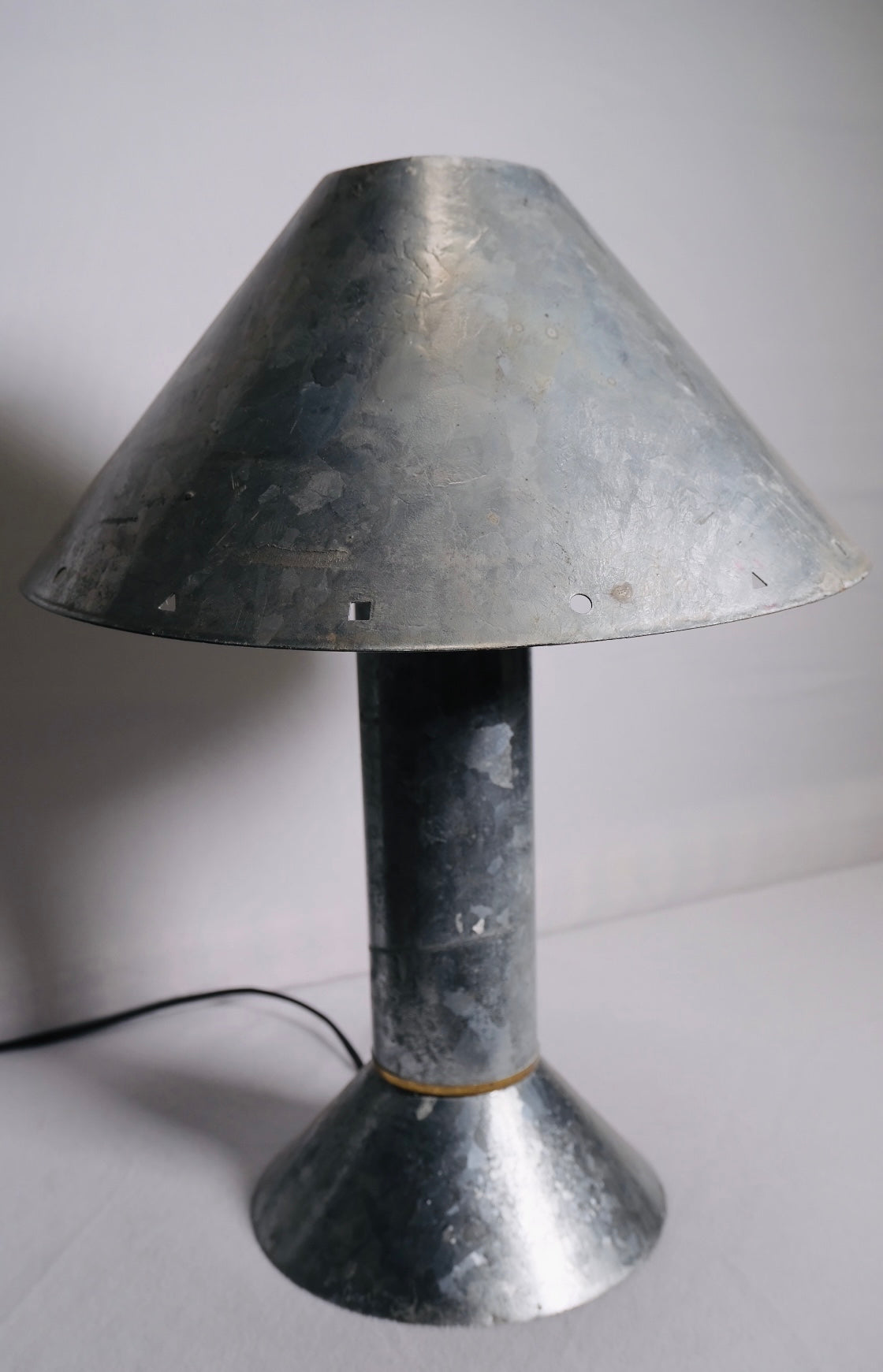 “Ron Rezek” Zinc Table Lamp (Vintage)