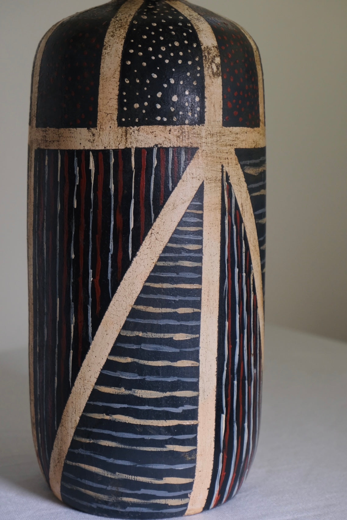 Hand Painted Tribal Vase (Amerikkka version)