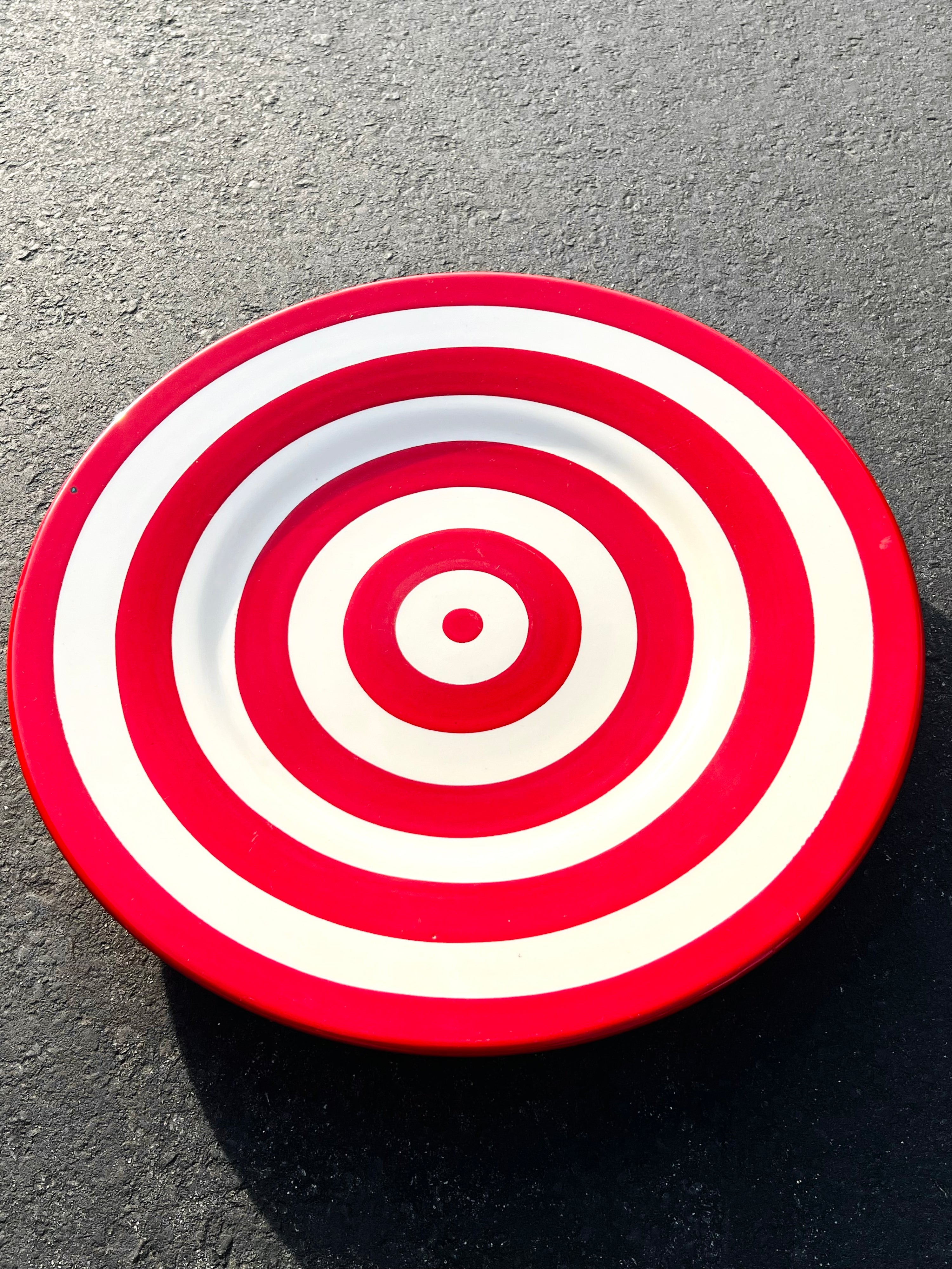 Bullseye Large Plate (Vintage)