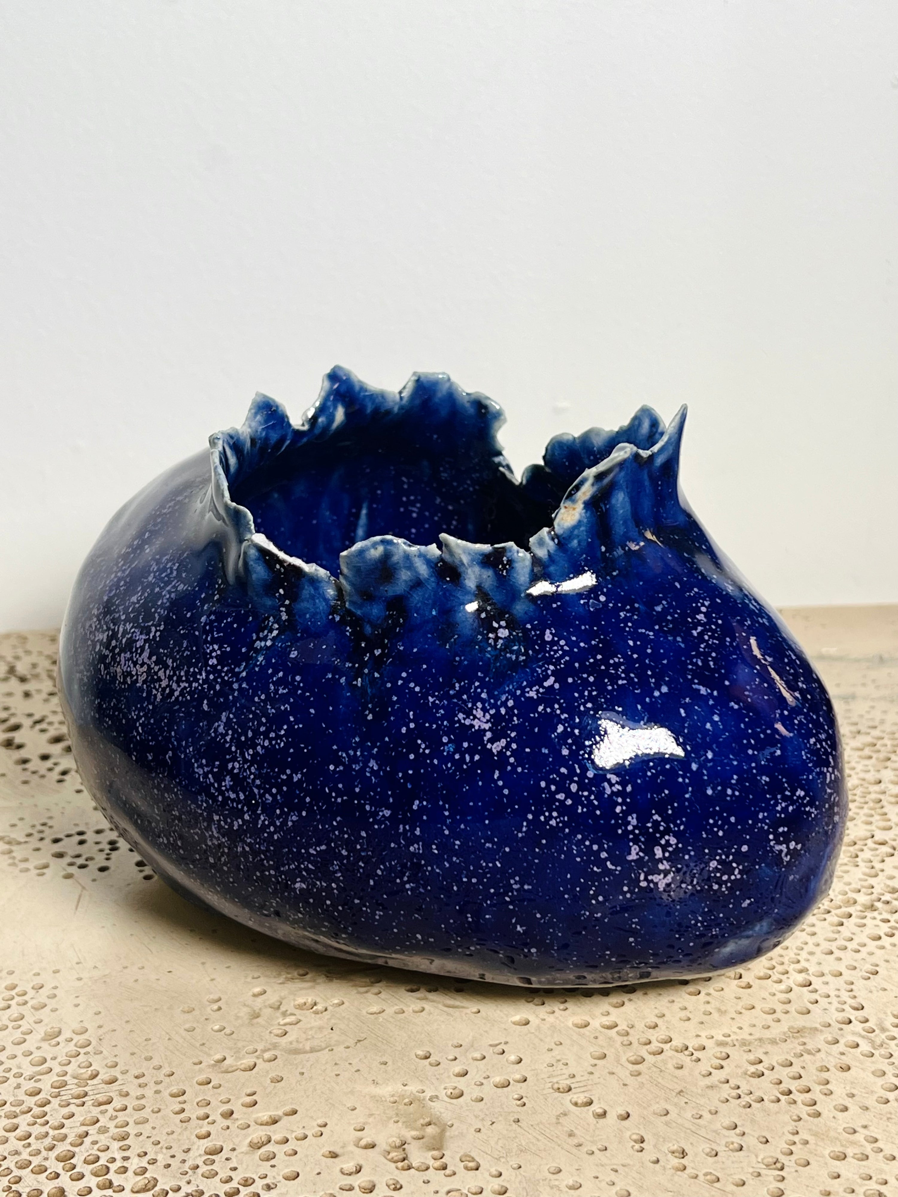 Blue Studio Jagged Glazed Bowl (Vintage)