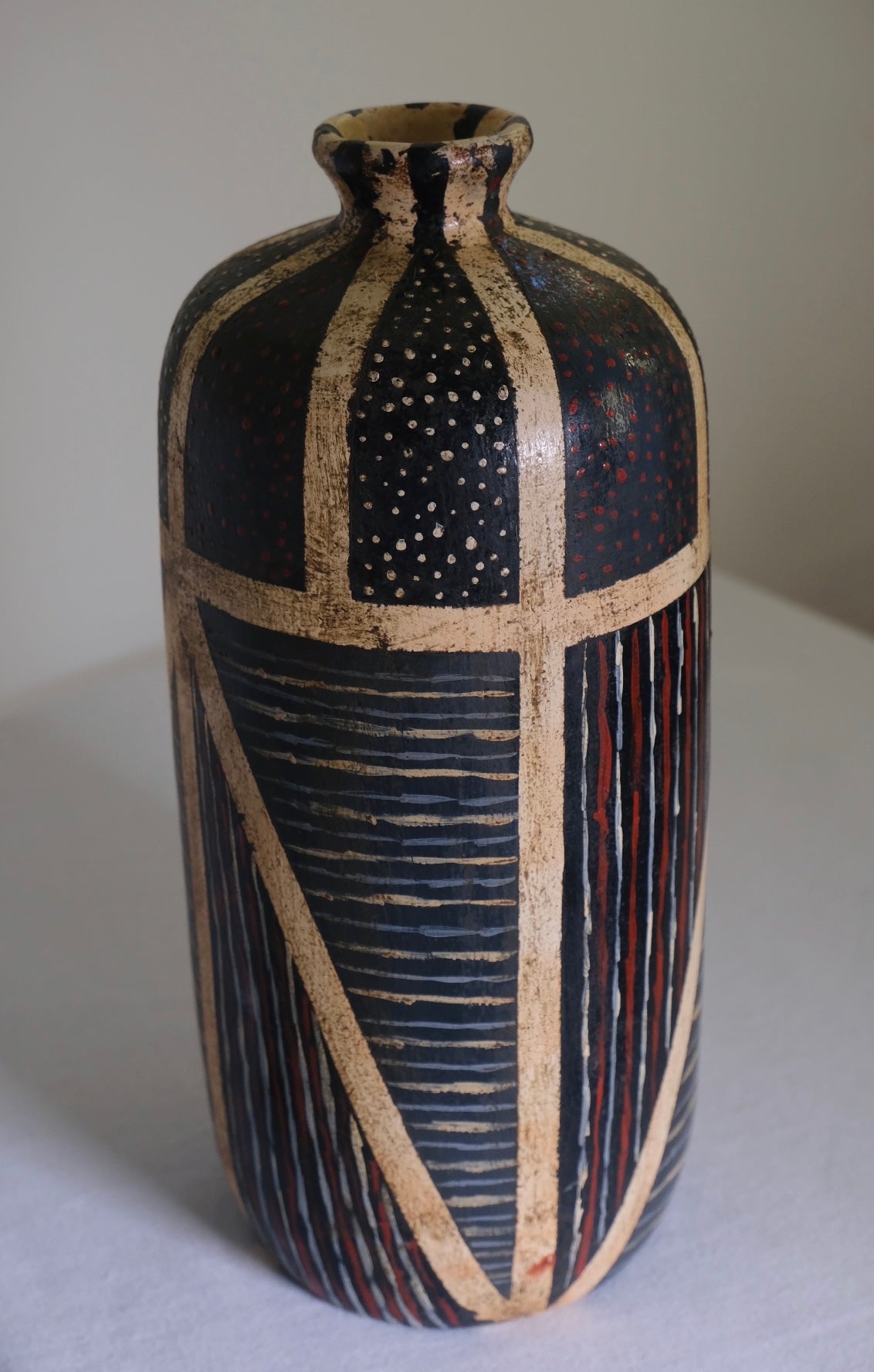 Hand Painted Tribal Vase (Amerikkka version)