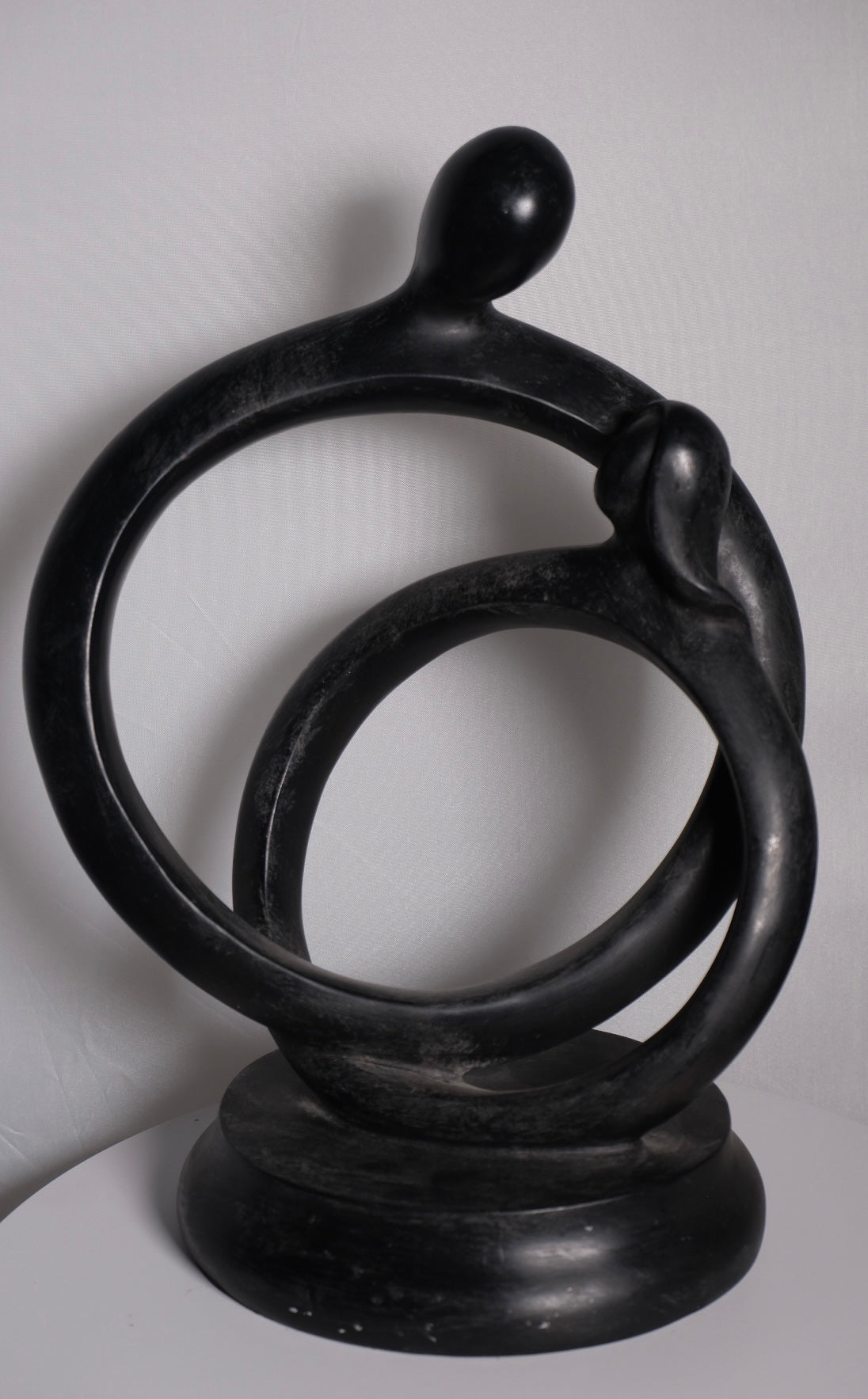 Family Circle Shona Stone Sculpture (Vintage)