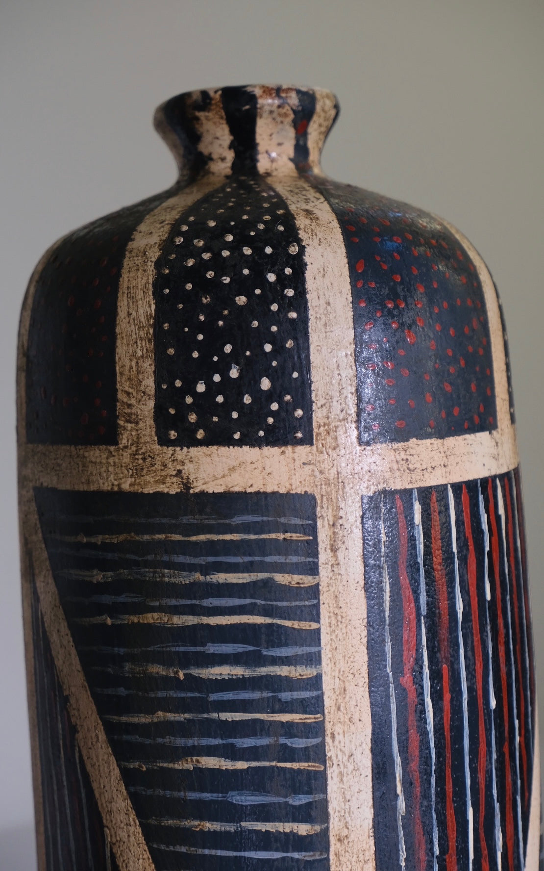 Hand Painted Tribal Vase (Amerikkka version)