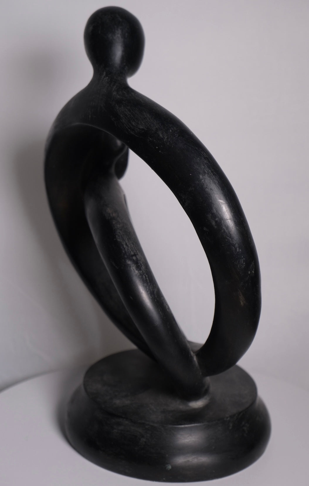 Family Circle Shona Stone Sculpture (Vintage)