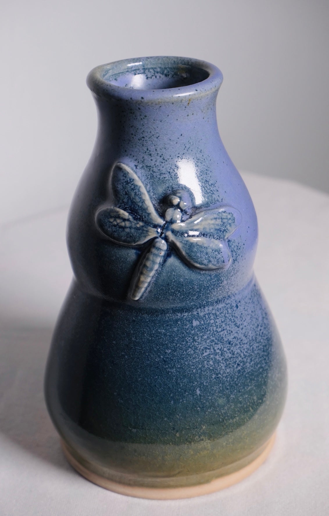 Blue Dragonfly Vintage Vase (Vintage) SOLD