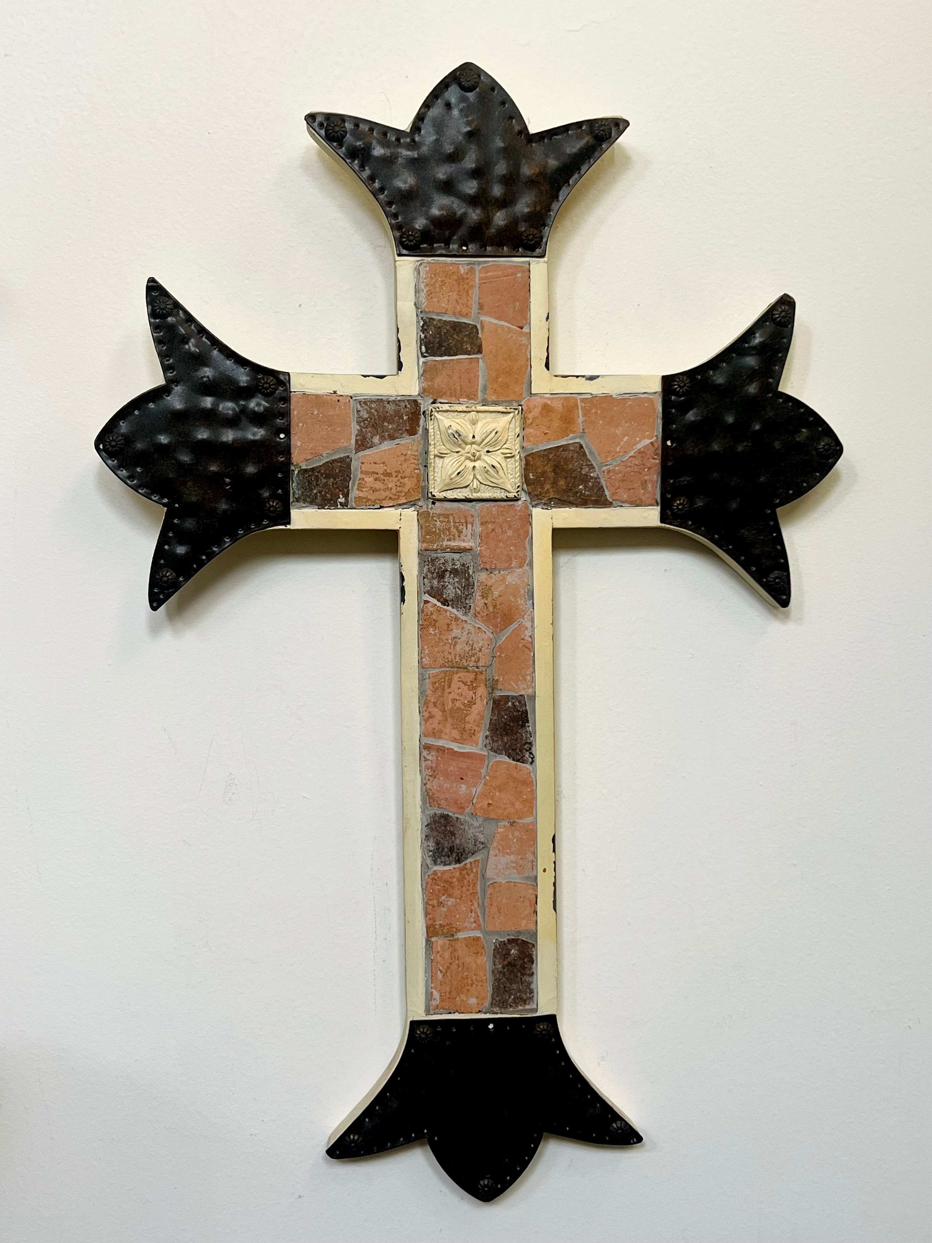 Mosaic Cross Wall Hanging