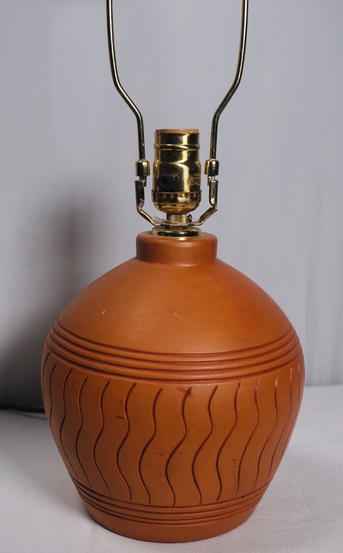 Southwestern Geometric Encised Studio Pottery Lamp (SOLD)