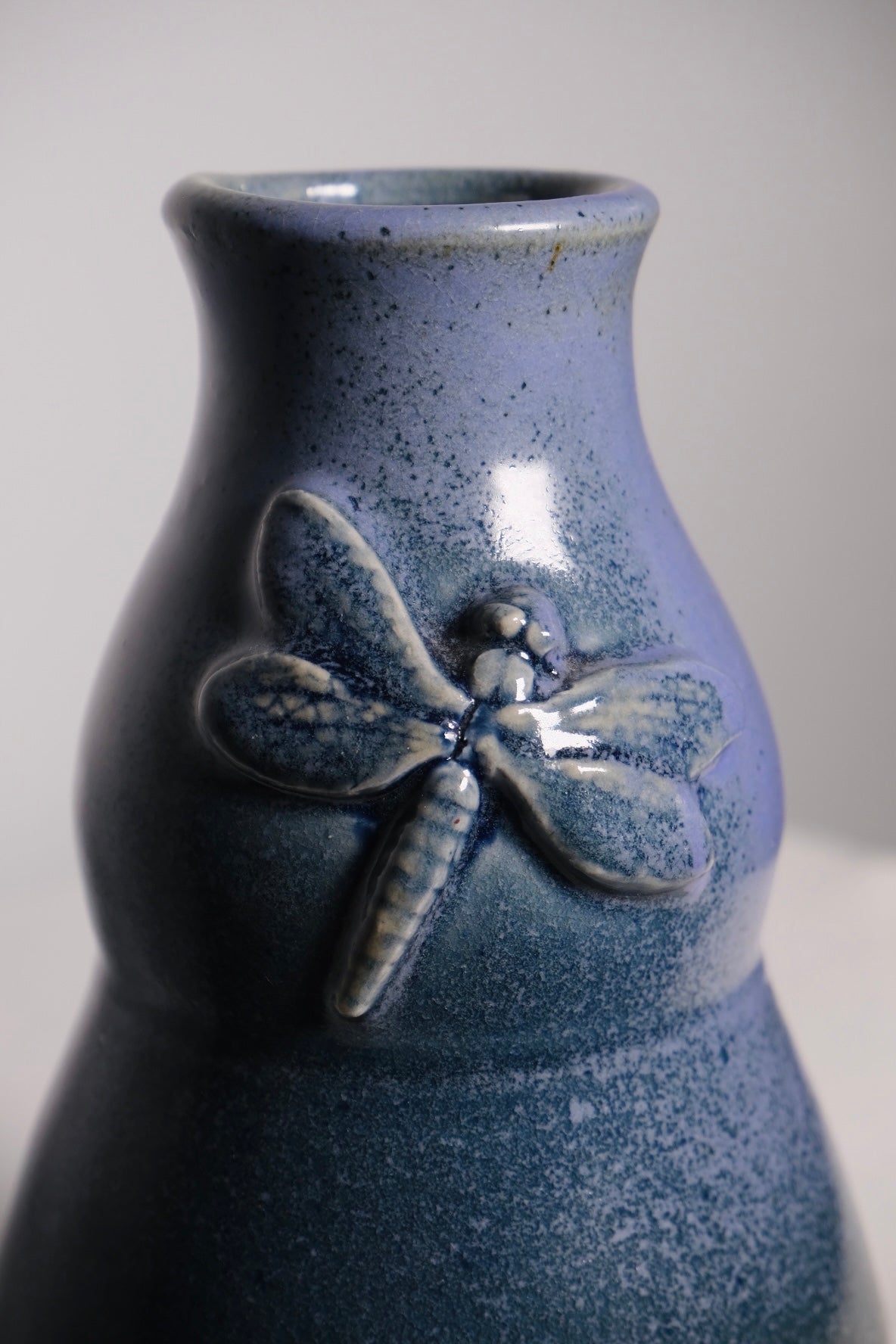 Blue Dragonfly Vintage Vase (Vintage) SOLD