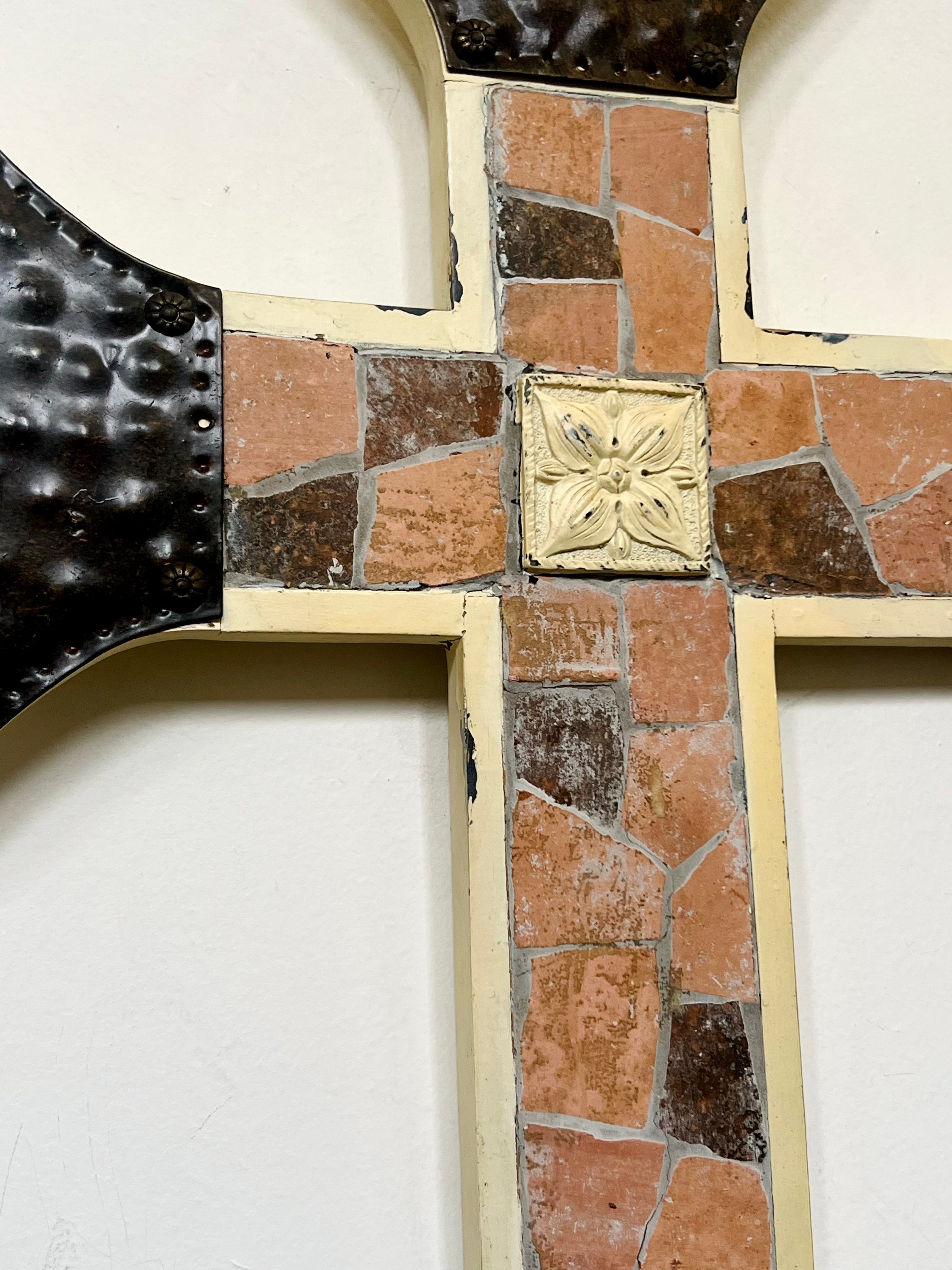 Mosaic Cross Wall Hanging