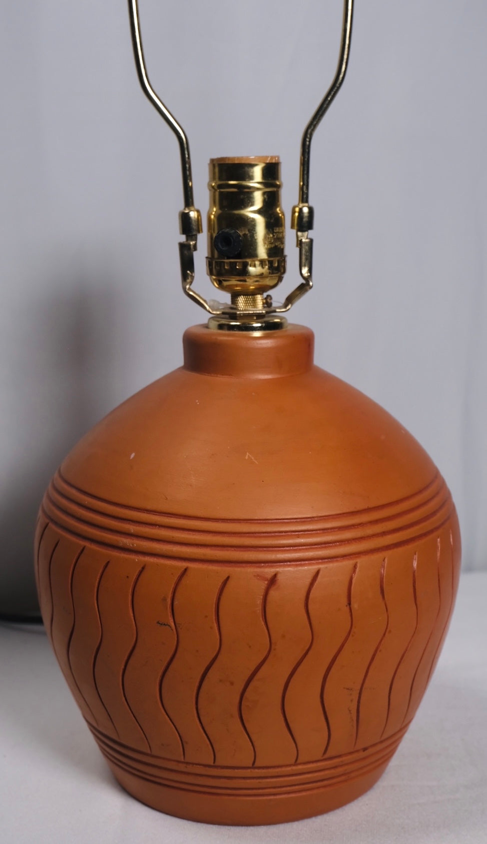 Southwestern Geometric Encised Studio Pottery Lamp (SOLD)