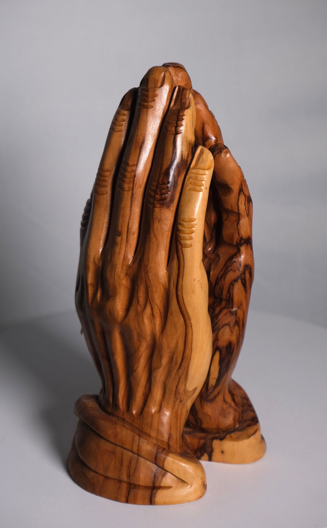 Olive Wood Carving Praying Hands (Vintage)