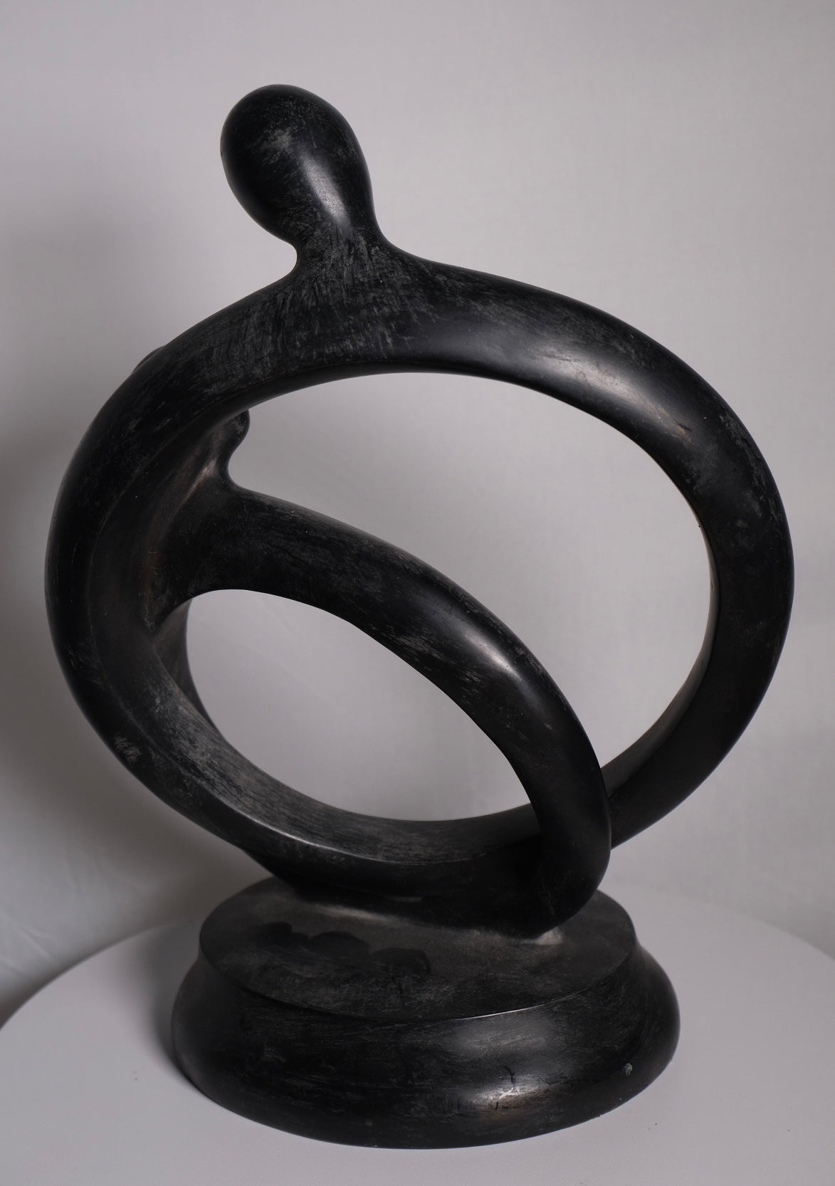 Family Circle Shona Stone Sculpture (Vintage)