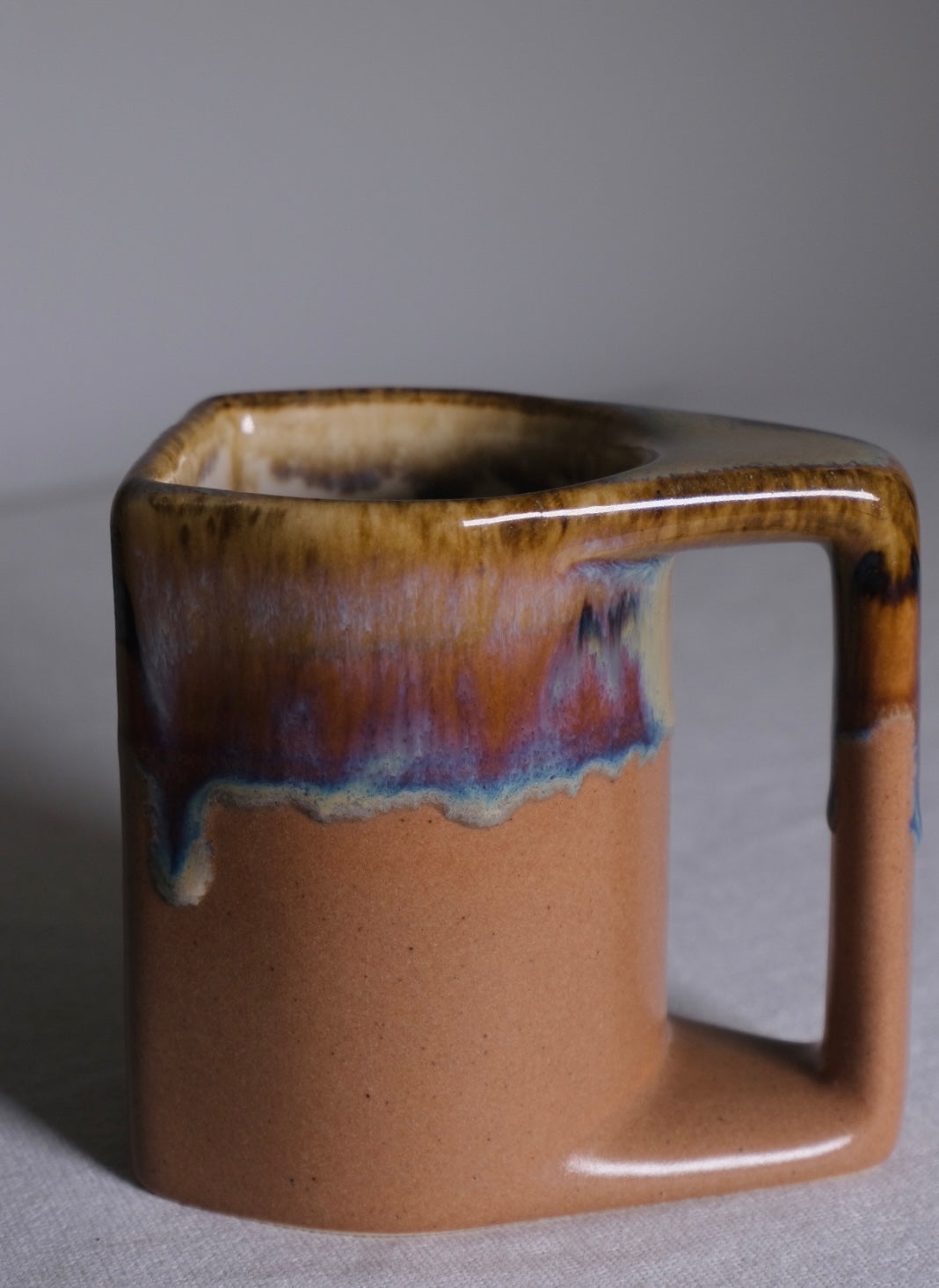 “Rodolfo Padilla” Drip Glaze Mugs (Vintage)