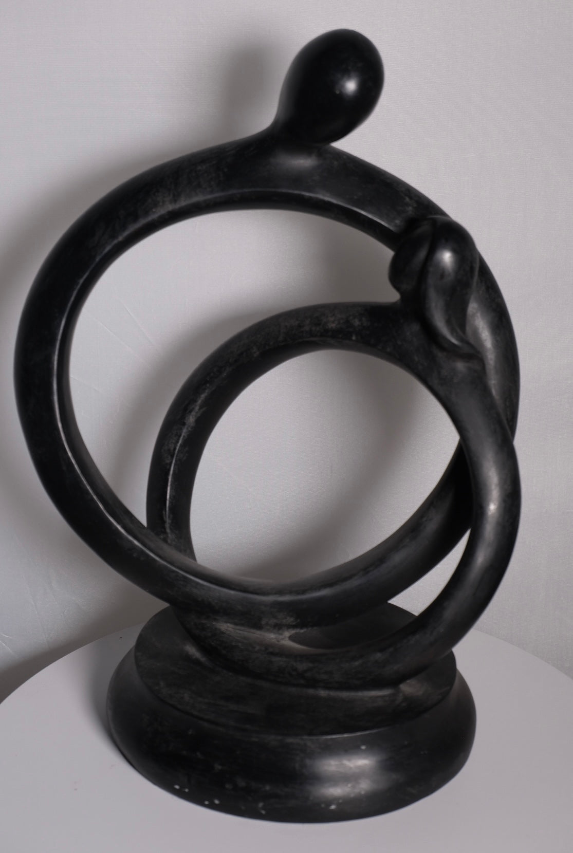 Family Circle Shona Stone Sculpture (Vintage)