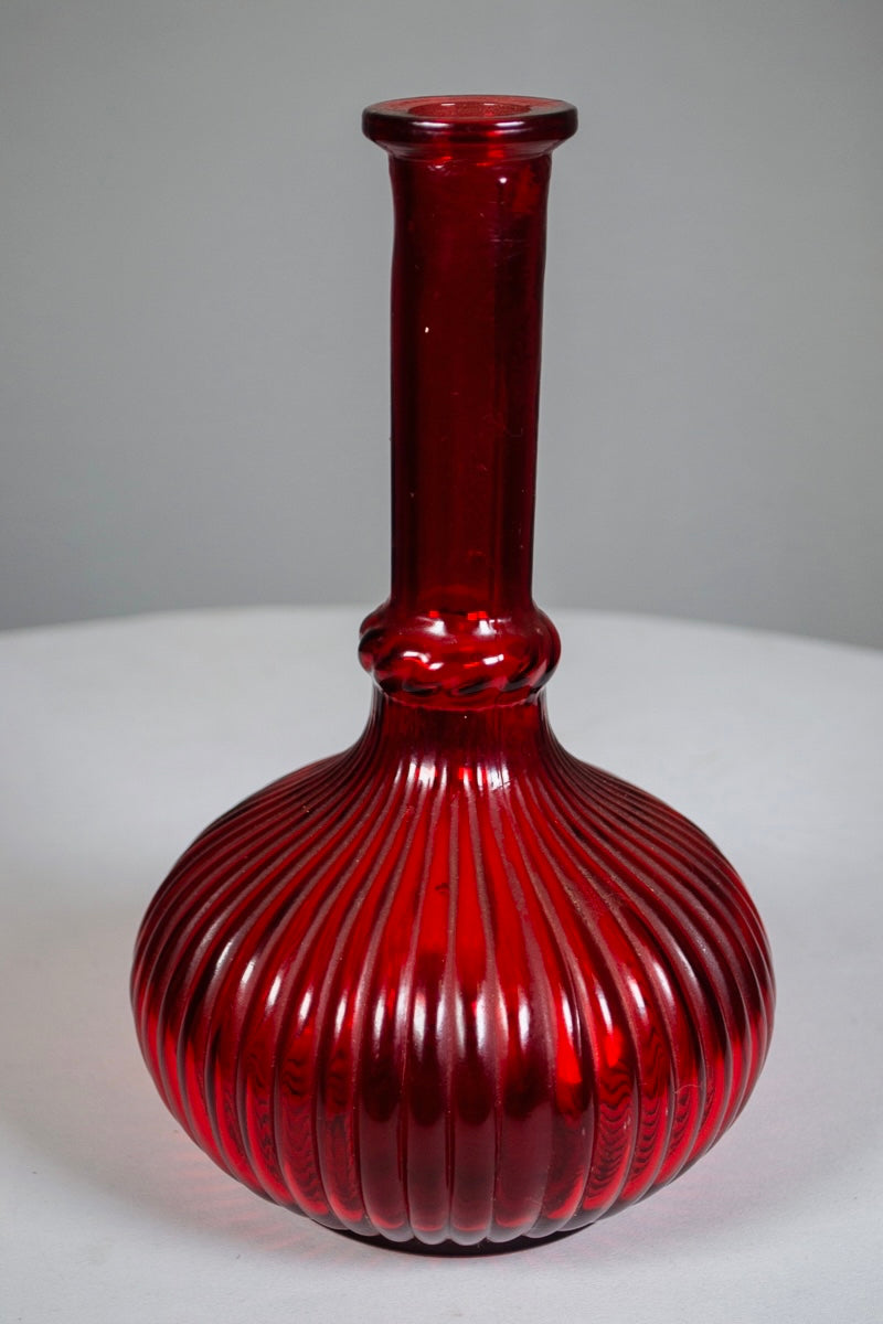 Red Italian Empoli Genie Bottle