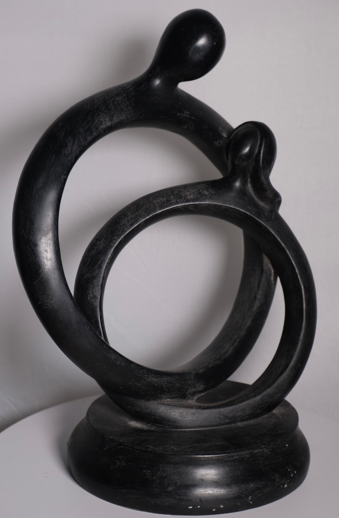 Family Circle Shona Stone Sculpture (Vintage)