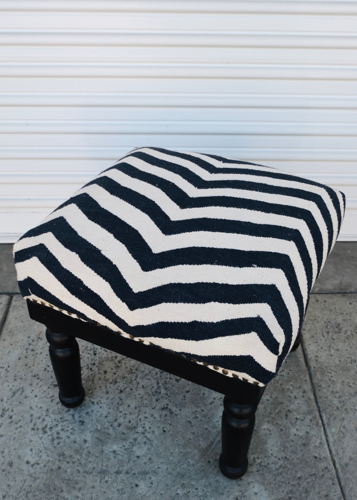 Zebra Footstools (Vintage)