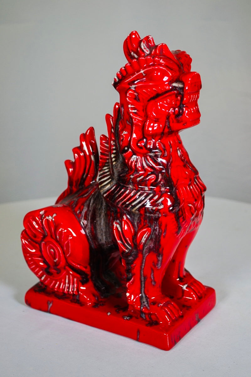 “Arnel” Red Foo Dog (Vintage)