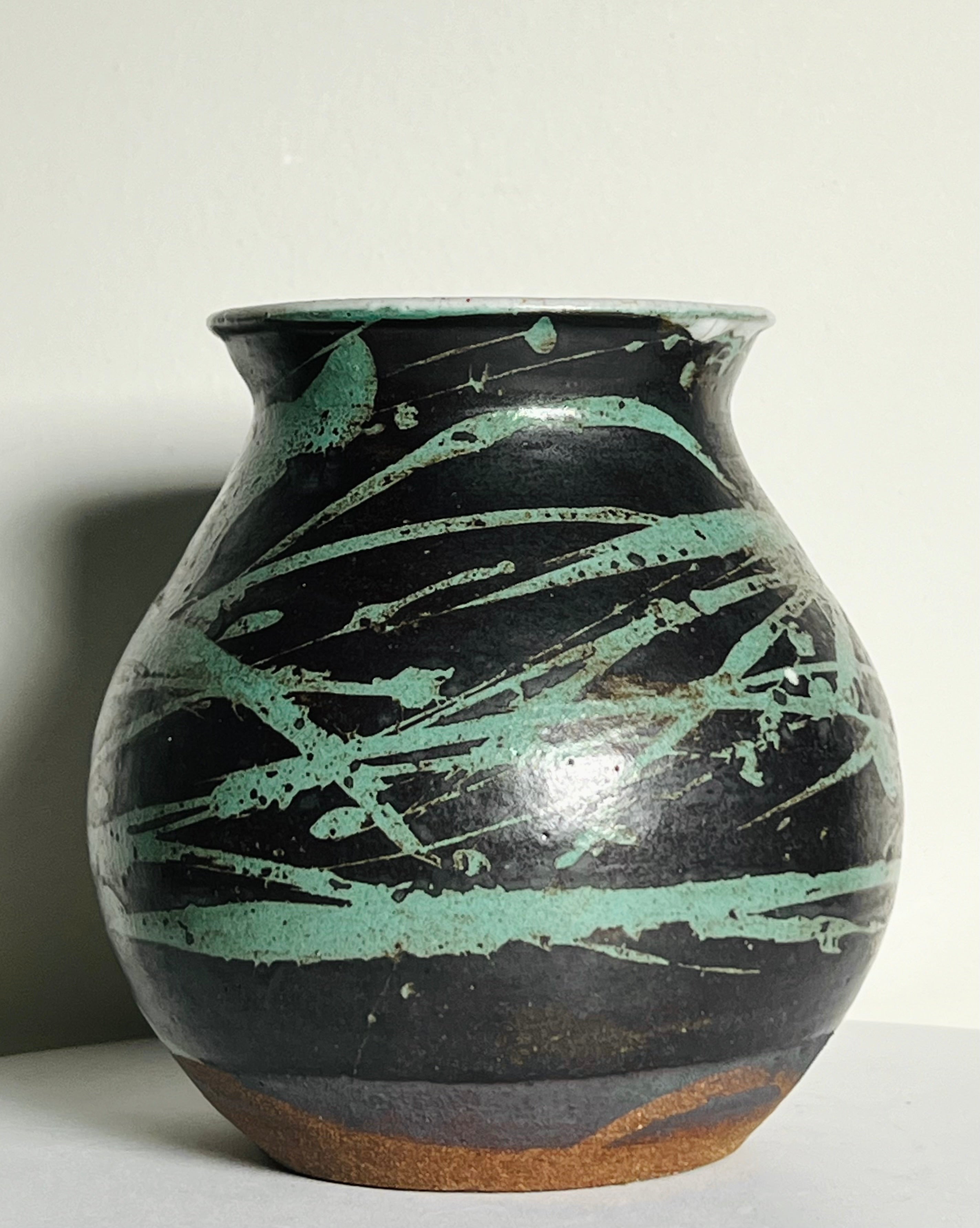 Petite Chubby Splatter Vase (Vintage)