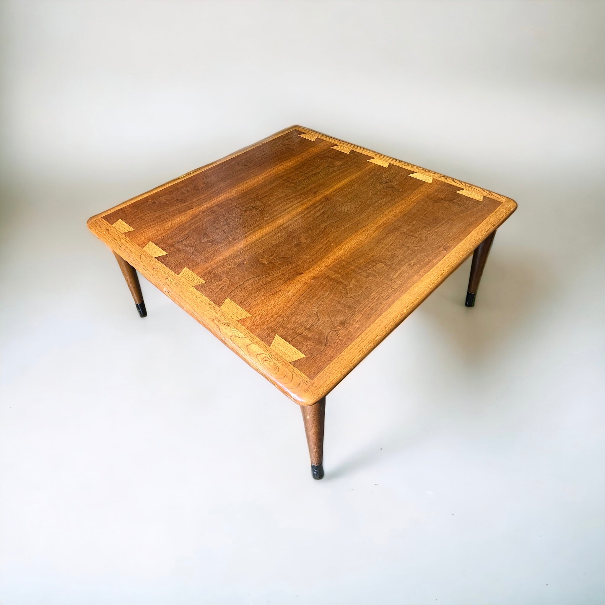 Wood “Lanes” Coffee Table