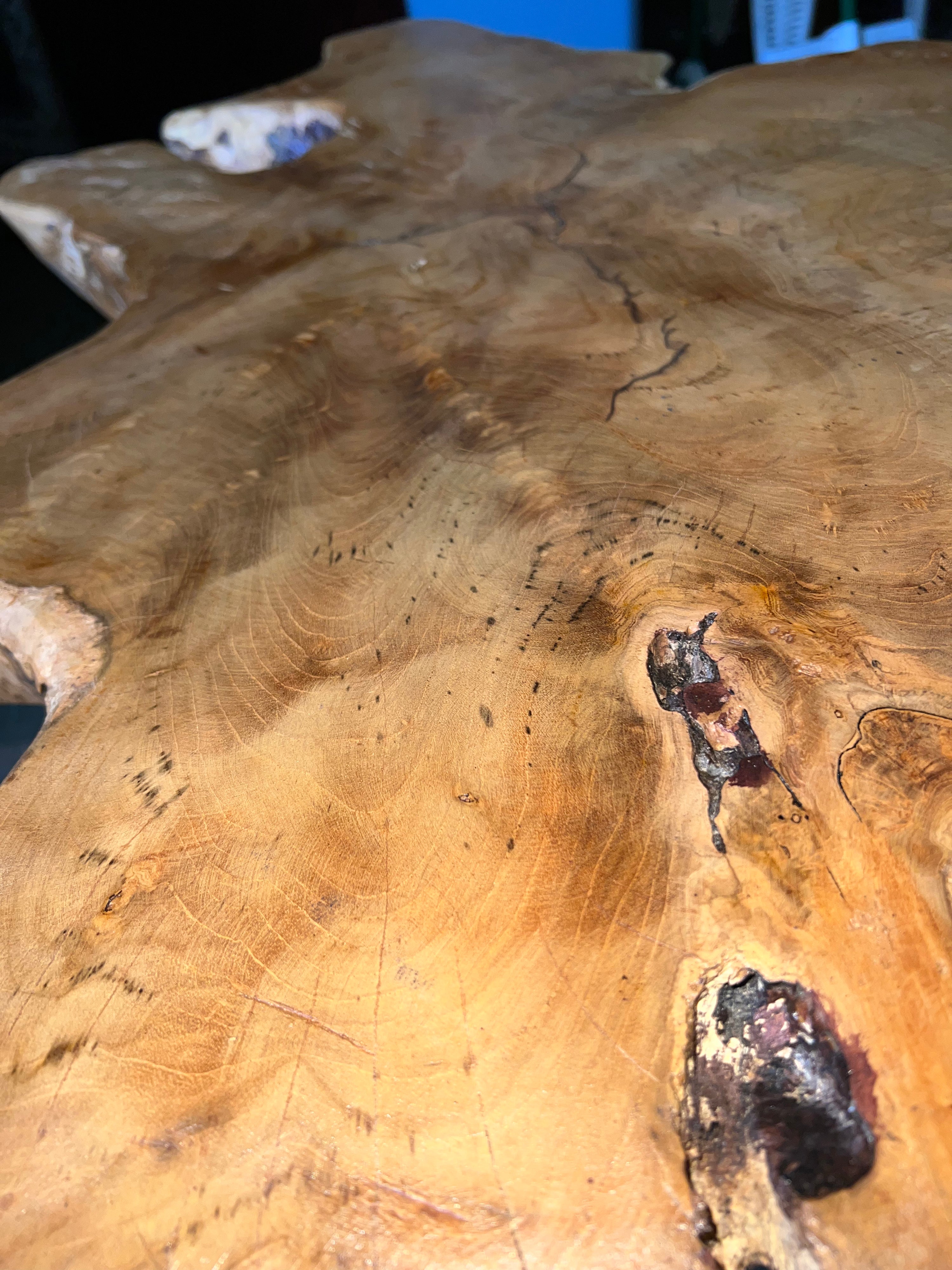 Live Wood Edge Table