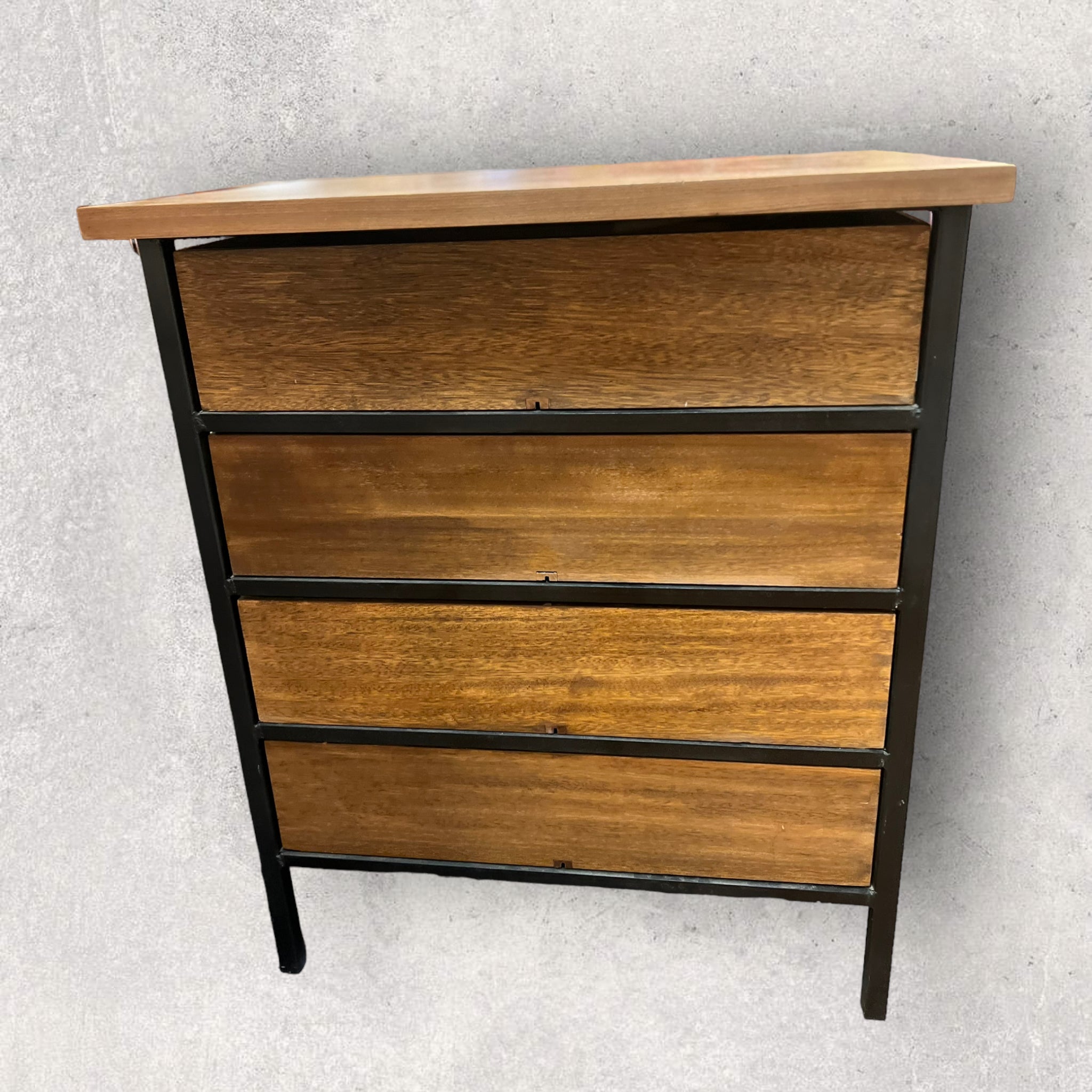 Wooden Mid Century Dresser