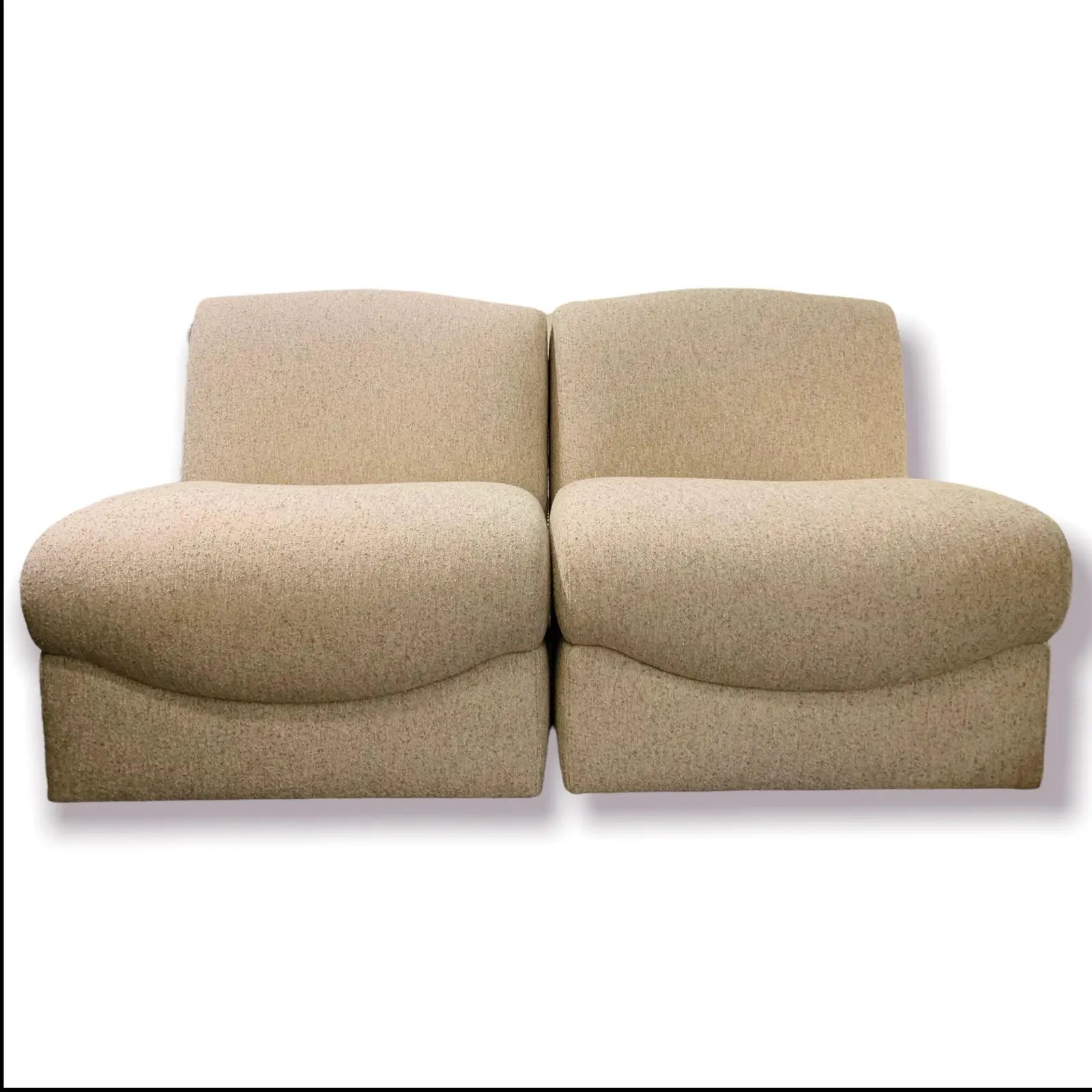 Italian Cream Sectional Chairs