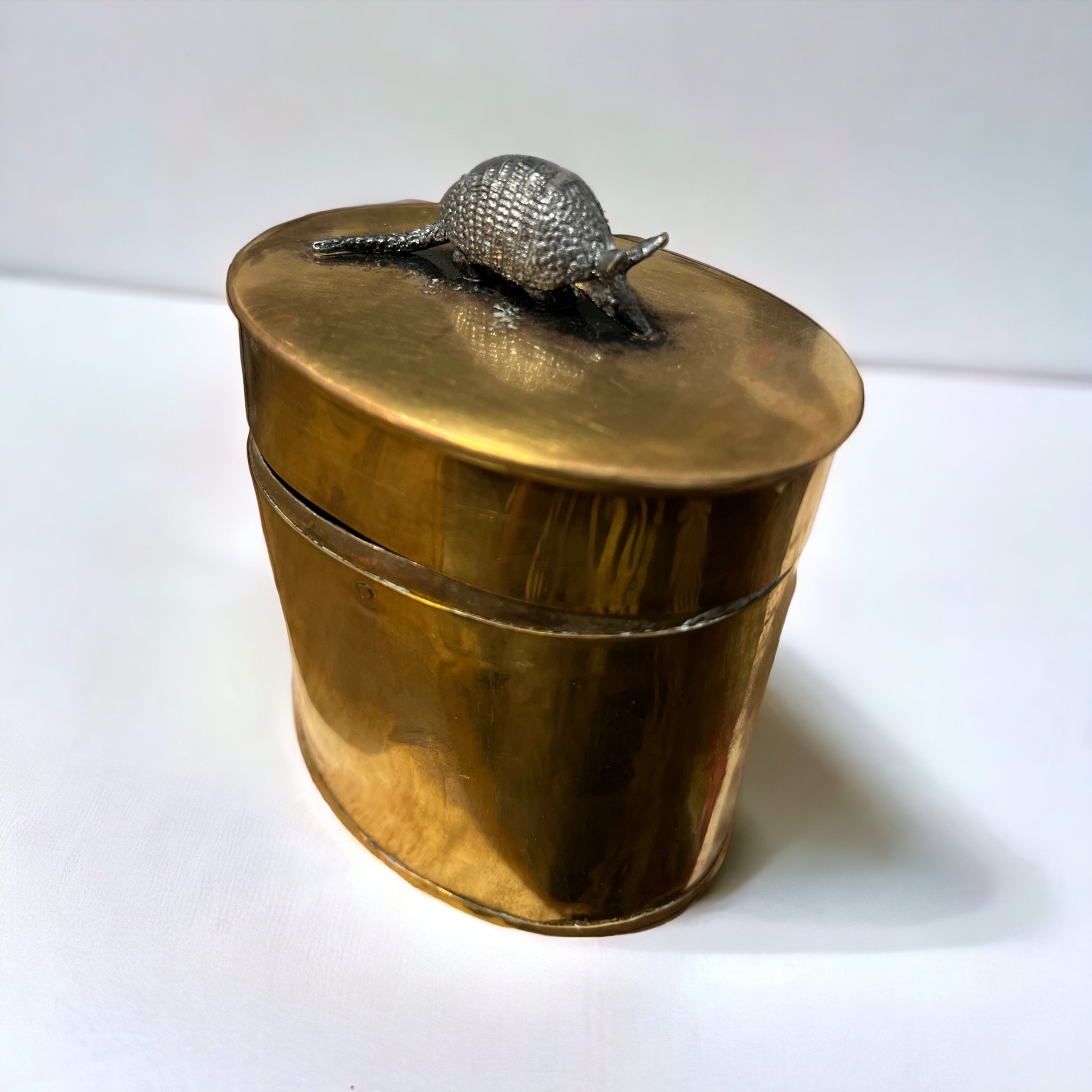 Brass Armadillo Box (Vintage)(Sold)