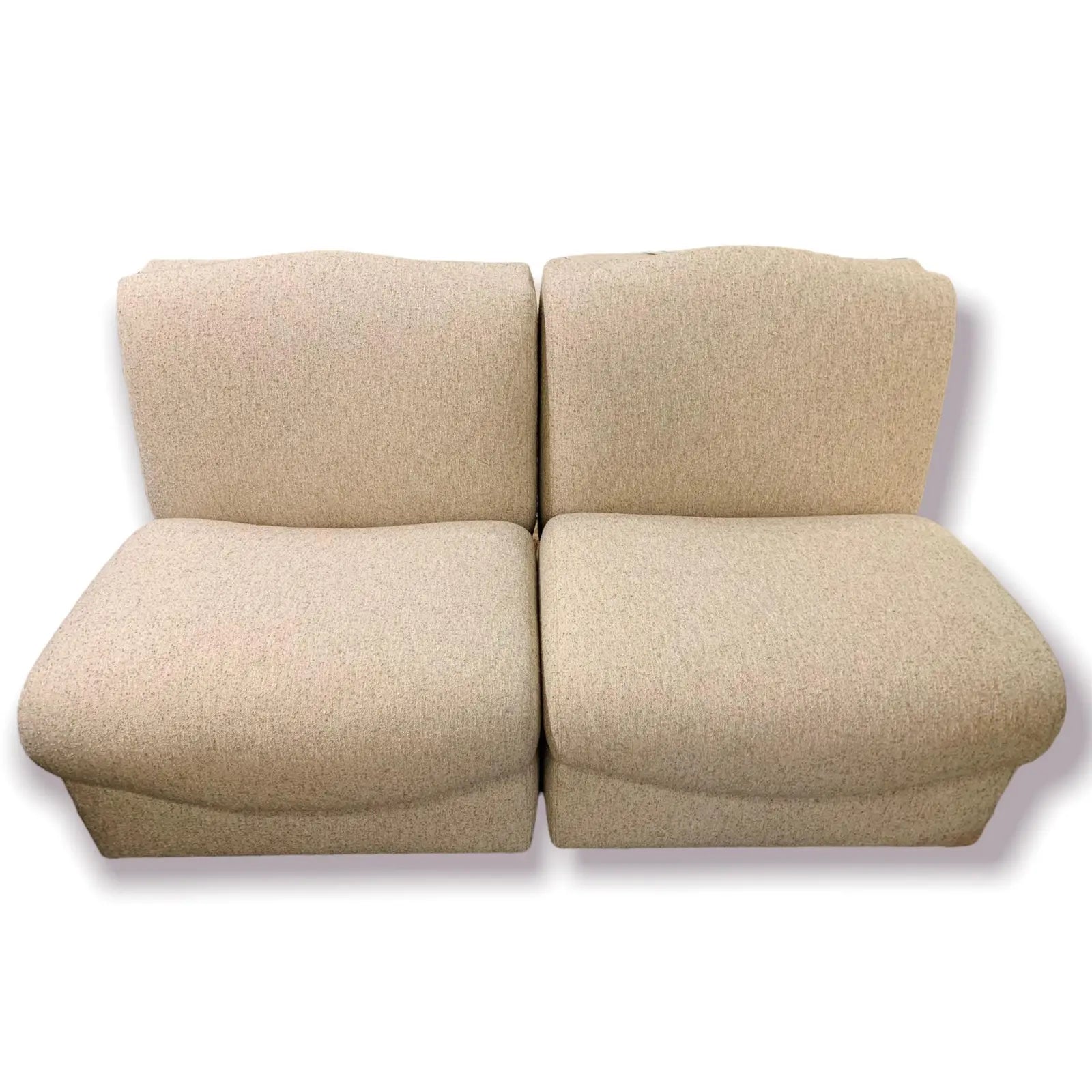 Italian Cream Sectional Chairs