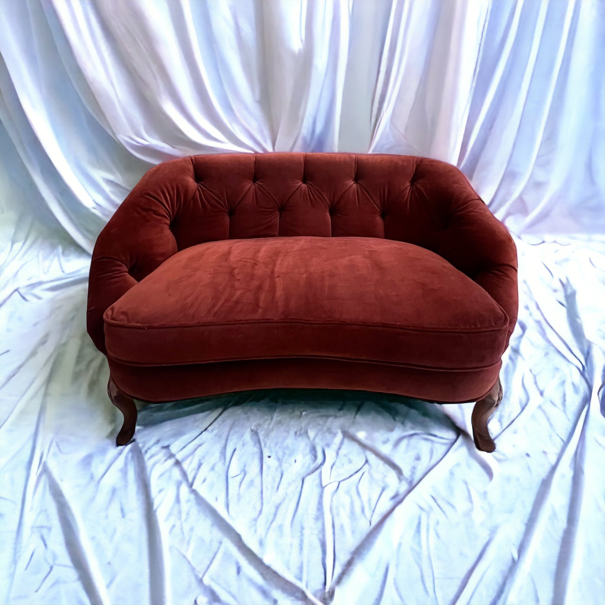 Maroon Settee (SOLD)